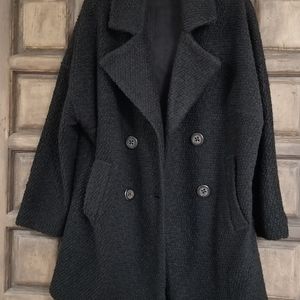 Free People Black Coat Size S